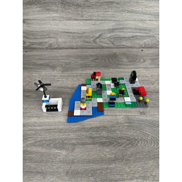 Lego City Alarm Buildable Game All Lego Peices Complete Set 3865 - Picture 4 of 9